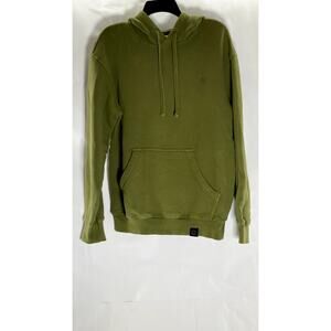 AMERICAN GIANT Men's Olive Green Solid Cotton Classic Pullover Hoodie SZ S